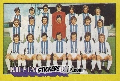 Sticker Kilmarnock Team Group  - Scottish Footballers 1974-1975
 n. 25 - A&BC