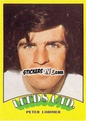 Sticker Peter Lorimer - Scottish Footballers 1974-1975
 - A&BC