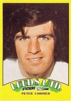 Sticker Peter Lorimer - Scottish Footballers 1974-1975
 n. 21 - A&BC