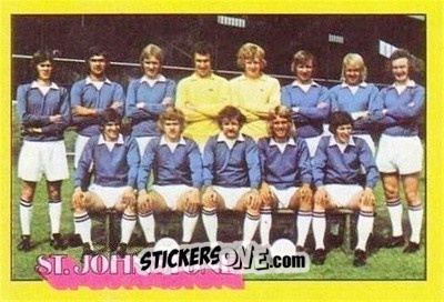 Sticker St. Johnstone Team Group  - Scottish Footballers 1974-1975
 n. 111 - A&BC