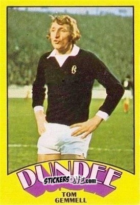 Sticker Tom Gemmell - Scottish Footballers 1974-1975
 n. 54 - A&BC