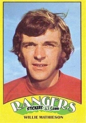Sticker Willie Mathieson - Scottish Footballers 1974-1975
 n. 114 - A&BC