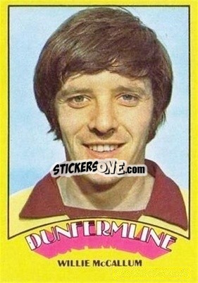 Sticker Willie McCallum - Scottish Footballers 1974-1975
 - A&BC
