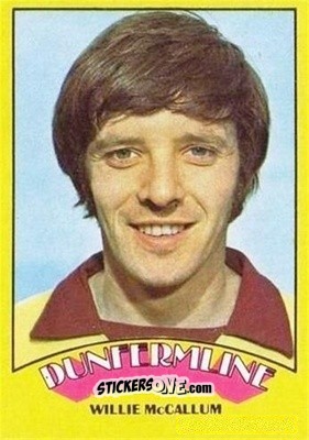 Sticker Willie McCallum - Scottish Footballers 1974-1975
 n. 57 - A&BC