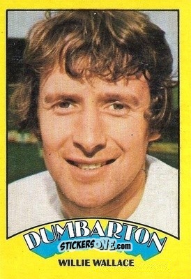 Sticker Willie Wallace - Scottish Footballers 1974-1975
 n. 43 - A&BC