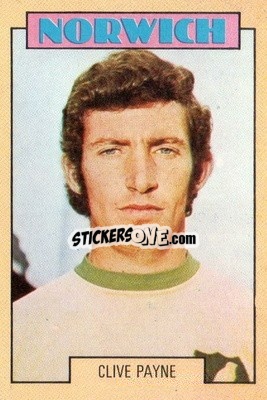 Sticker Clive Payne - Footballers 1973-1974
 - A&BC