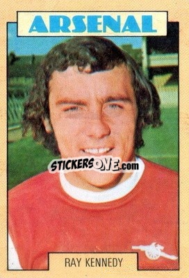 Sticker Ray Kennedy - Footballers 1973-1974
 n. 1 - A&BC