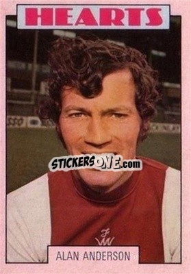 Sticker Alan Anderson - Scottish Footballers 1973-1974
 - A&BC