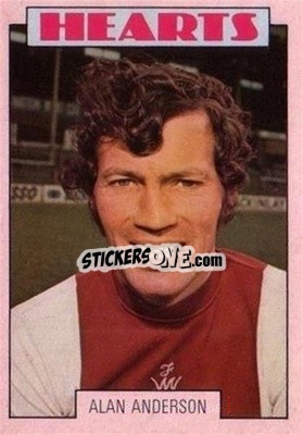 Sticker Alan Anderson - Scottish Footballers 1973-1974
 n. 143 - A&BC