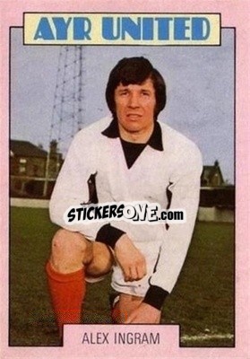Sticker Alex Ingram - Scottish Footballers 1973-1974
 n. 96 - A&BC