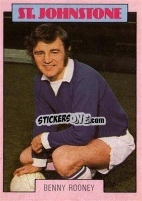 Sticker Benny Rooney - Scottish Footballers 1973-1974
 - A&BC