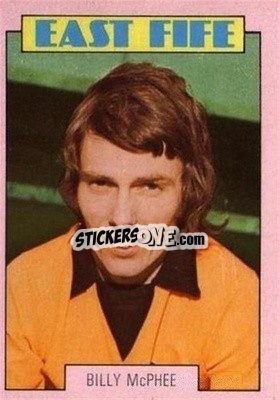 Sticker Billy McPhee - Scottish Footballers 1973-1974
 - A&BC