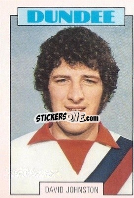 Sticker David Johnston - Scottish Footballers 1973-1974
 - A&BC