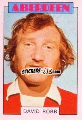 Sticker David Robb - Scottish Footballers 1973-1974
 - A&BC