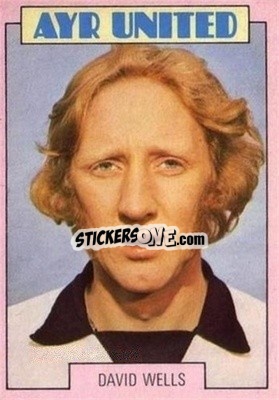 Sticker David Wells - Scottish Footballers 1973-1974
 n. 68 - A&BC