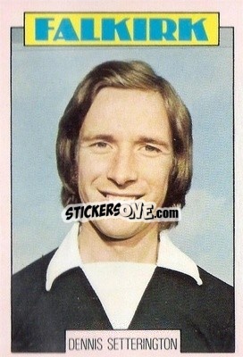 Sticker Dennis Setterington - Scottish Footballers 1973-1974
 n. 167 - A&BC