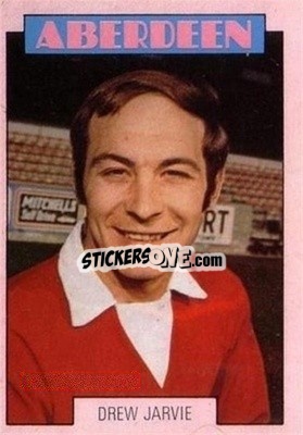 Sticker Drew Jarvie - Scottish Footballers 1973-1974
 - A&BC