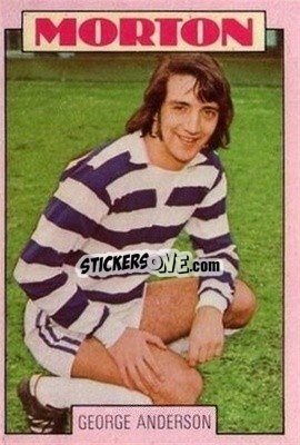 Sticker George Anderson - Scottish Footballers 1973-1974
 n. 25 - A&BC