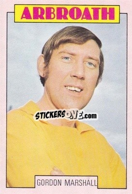 Sticker Gordon Marshall - Scottish Footballers 1973-1974
 - A&BC