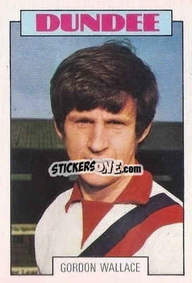 Sticker Gordon Wallace - Scottish Footballers 1973-1974
 - A&BC