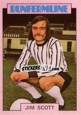 Sticker Jim Scott - Scottish Footballers 1973-1974
 n. 95 - A&BC