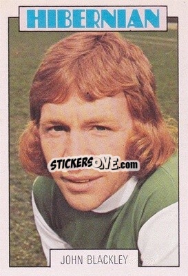 Sticker John Blackley - Scottish Footballers 1973-1974
 n. 156 - A&BC
