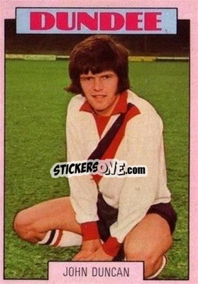 Sticker John Duncan - Scottish Footballers 1973-1974
 n. 27 - A&BC