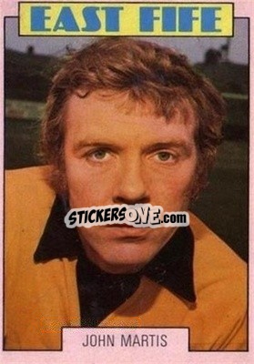 Sticker John Martis - Scottish Footballers 1973-1974
 - A&BC