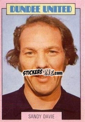 Sticker Sandy Davie - Scottish Footballers 1973-1974
 - A&BC