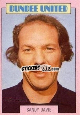 Sticker Sandy Davie - Scottish Footballers 1973-1974
 n. 77 - A&BC