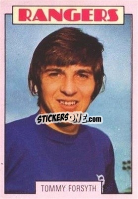 Sticker Tommy Forsyth - Scottish Footballers 1973-1974
 - A&BC