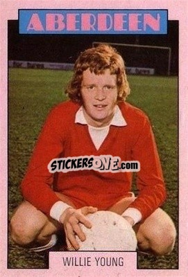 Sticker Willie Young - Scottish Footballers 1973-1974
 n. 82 - A&BC