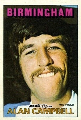 Sticker Alan Campbell - Footballers 1972-1973
 n. 136 - A&BC