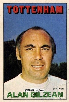 Cromo Alan Gilzean - Footballers 1972-1973
 n. 134 - A&BC