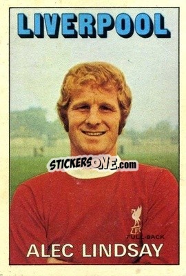Sticker Alec Lindsay - Footballers 1972-1973
 - A&BC