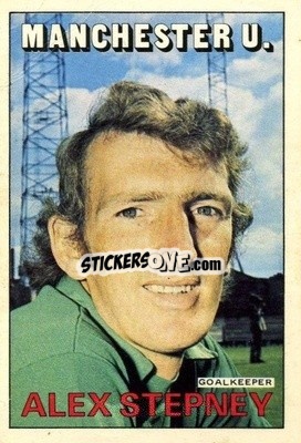 Sticker Alex Stepney - Footballers 1972-1973
 - A&BC