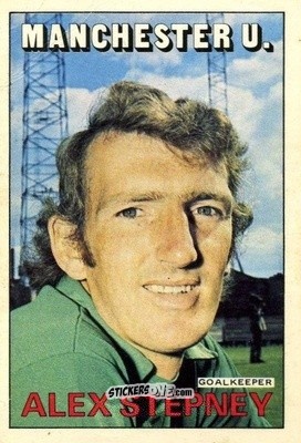 Sticker Alex Stepney - Footballers 1972-1973
 n. 38 - A&BC
