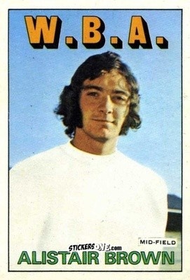 Cromo Ally Brown - Footballers 1972-1973
 n. 164 - A&BC