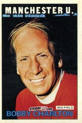 Sticker Bobby Charlton - Footballers 1972-1973
 n. 104 - A&BC