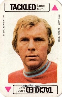 Sticker Bobby Moore - Footballers 1972-1973
 n. FCG18 - A&BC