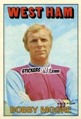 Sticker Bobby Moore - Footballers 1972-1973
 n. 194 - A&BC
