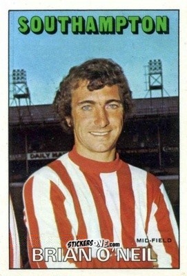 Sticker Brian O'Neil - Footballers 1972-1973
 n. 145 - A&BC