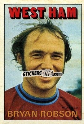 Sticker Bryan Robson - Footballers 1972-1973
 - A&BC