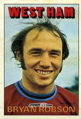 Sticker Bryan Robson - Footballers 1972-1973
 n. 48 - A&BC