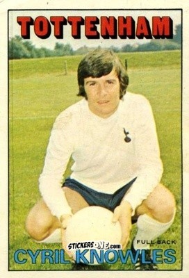 Sticker Cyril Knowles - Footballers 1972-1973
 n. 123 - A&BC