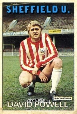 Sticker Dave Powell - Footballers 1972-1973
 n. 183 - A&BC