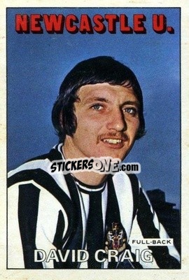 Sticker David Craig - Footballers 1972-1973
 - A&BC