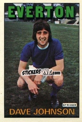 Sticker David Johnson - Footballers 1972-1973
 n. 187 - A&BC