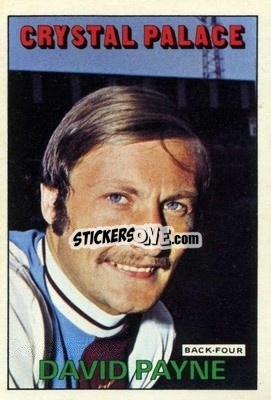 Sticker David Payne - Footballers 1972-1973
 - A&BC