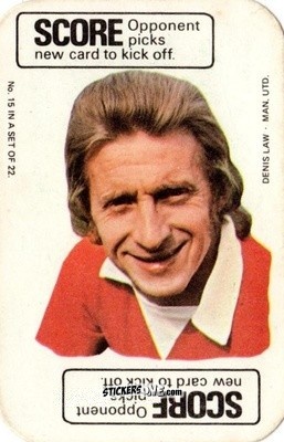 Sticker Denis Law - Footballers 1972-1973
 n. FCG15 - A&BC